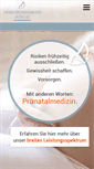 Mobile Screenshot of praenatalmedizin-altona.de